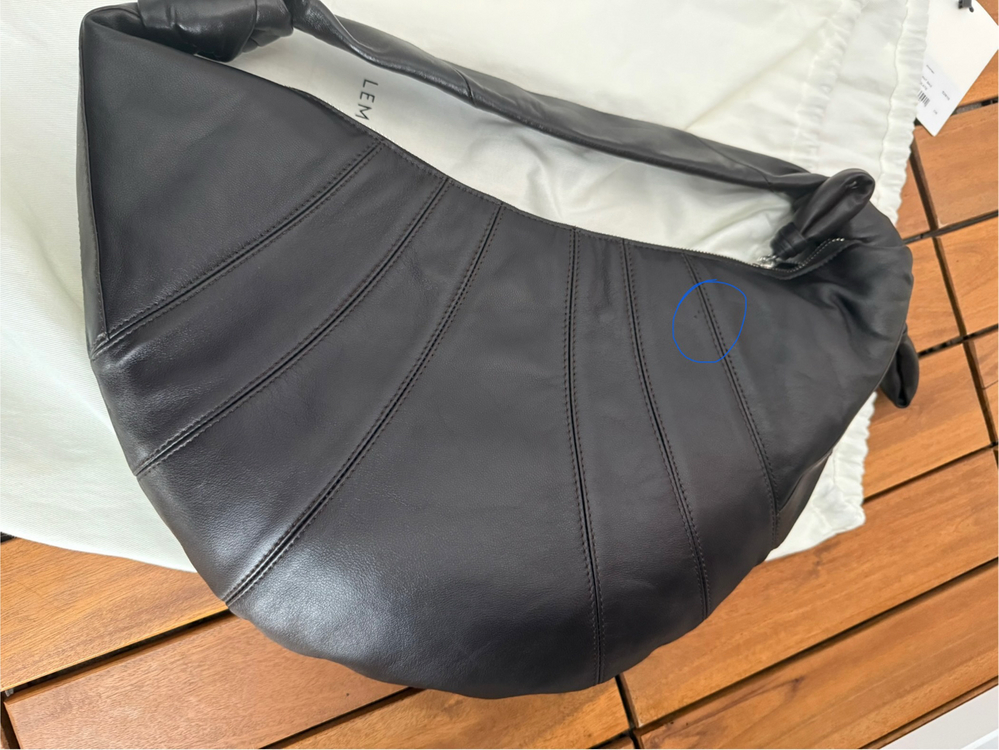 (새상품) 르메르 포춘백 나파 레더 다크초콜릿--2