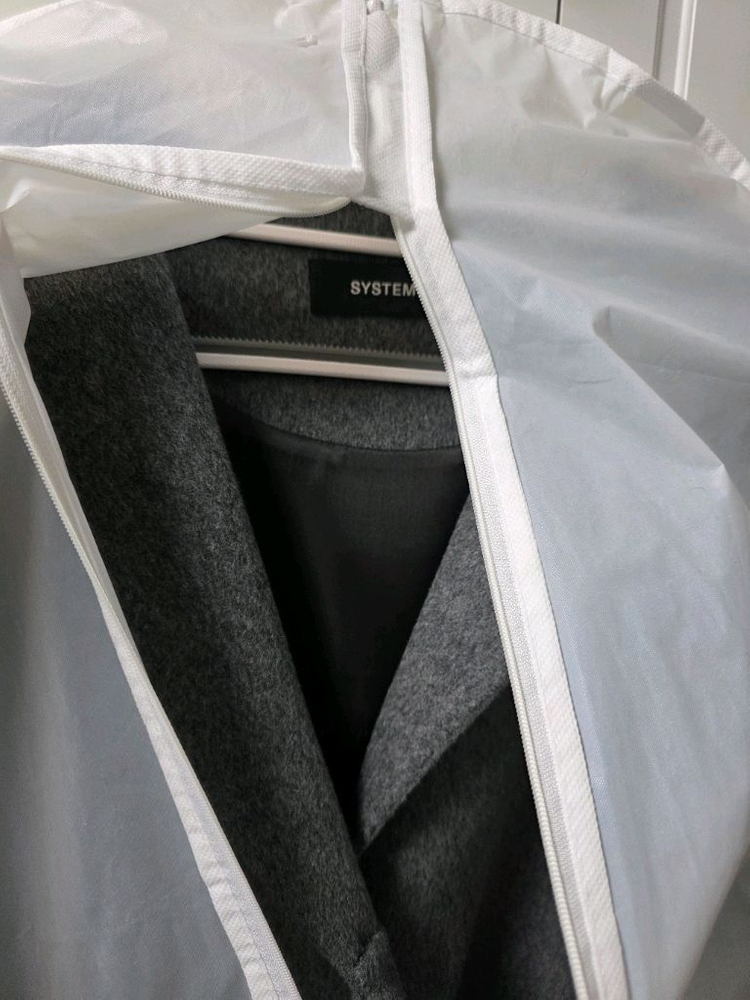 [시스템] 캐시미어 블렌드 숏 후드 코트 SY2FBROT362WM1_DG / 2시간 착용--12