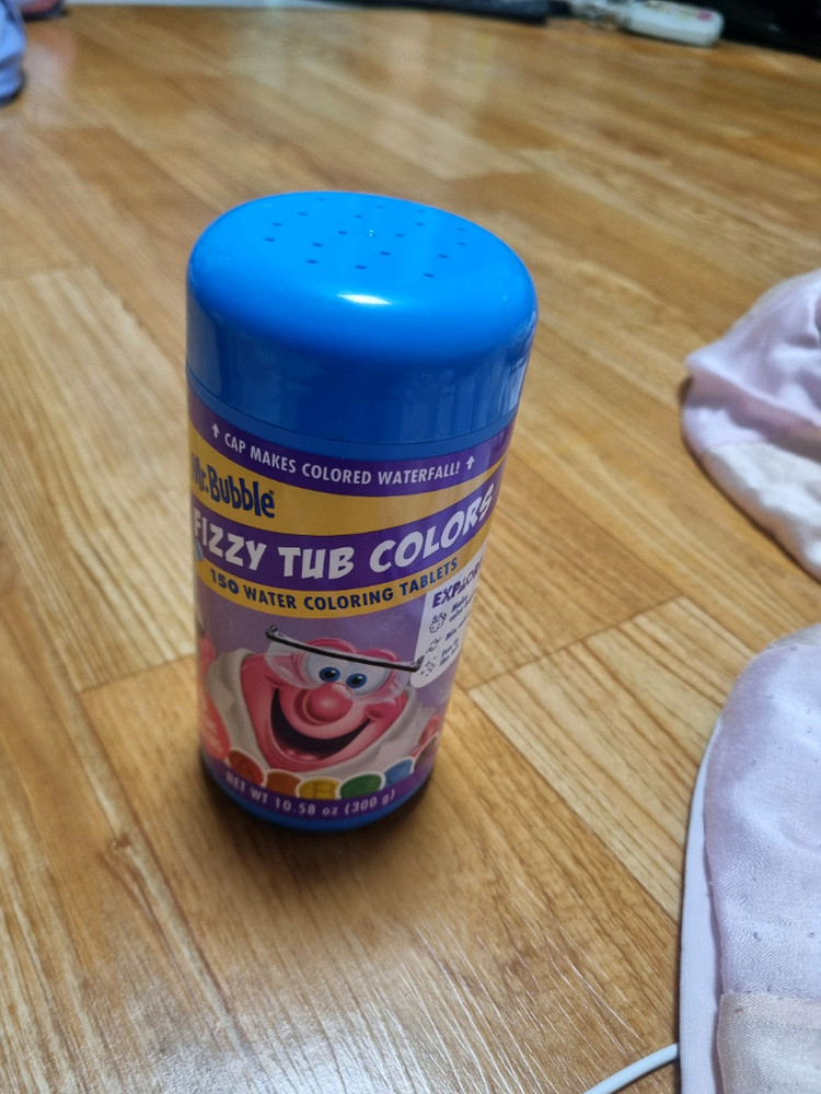 미스터버블 칼라즈 유아 물감 입욕제--1