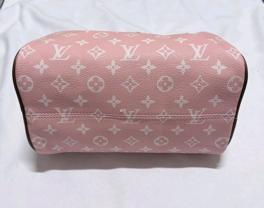 새상품> 모노그램 스피디 핑크--6