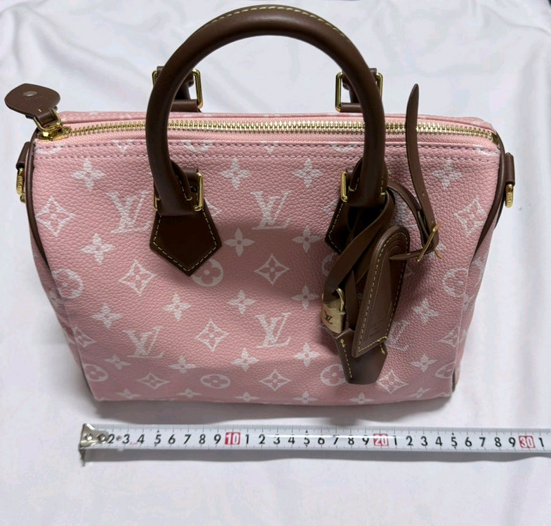 새상품> 모노그램 스피디 핑크--7