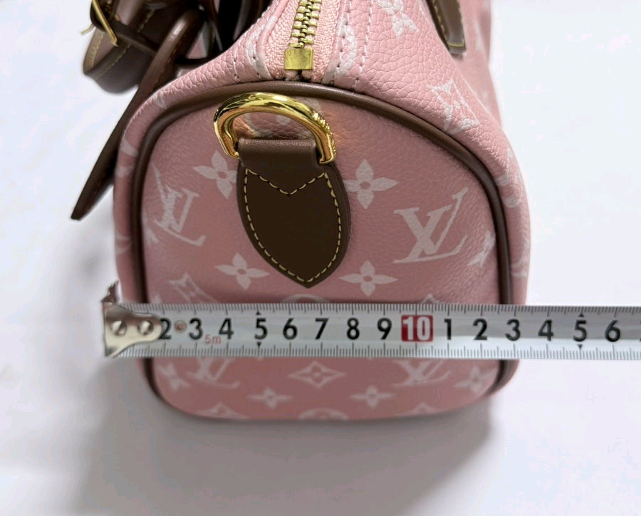 새상품> 모노그램 스피디 핑크--8