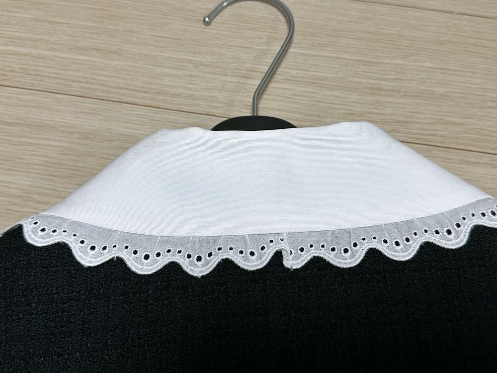 산드로 레이스 카라 원피스 (사이즈 36/여성55)--5