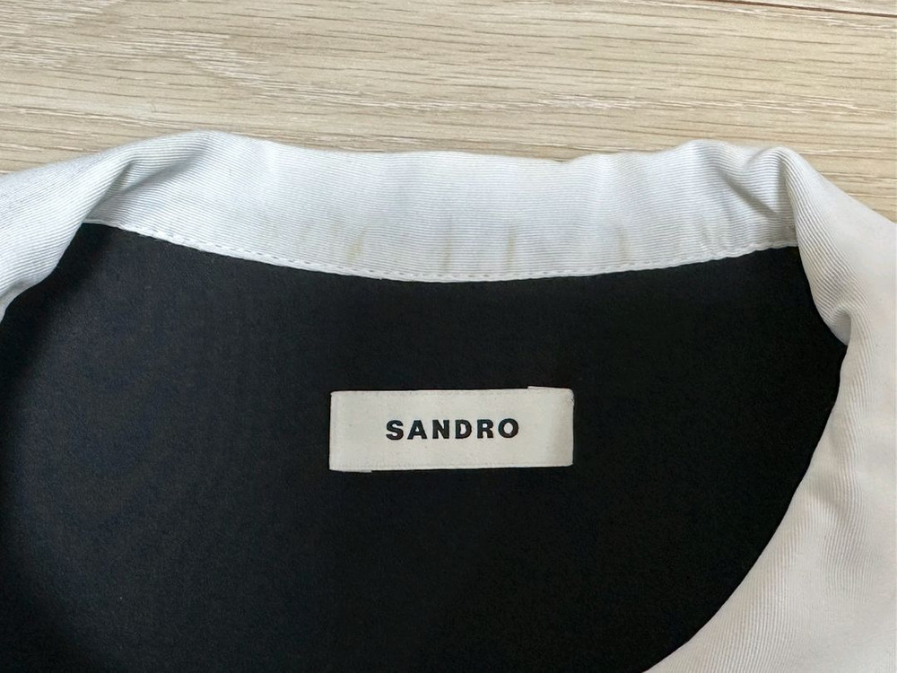 산드로 레이스 카라 원피스 (사이즈 36/여성55)--7