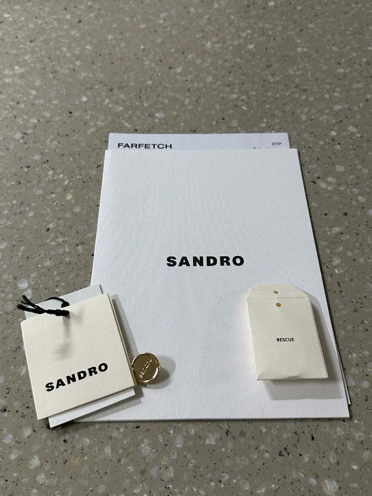 산드로 레이스 카라 원피스 (사이즈 36/여성55)--9