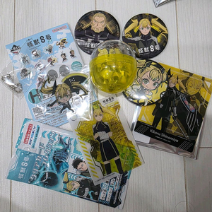 괴수8호 시노미야 키코루 아크릴 캔뱃지 등 일괄 이미지