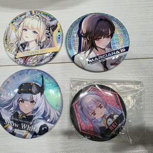 니케 홀로그램 캔뱃지 크라운 스노우화이트 마르차나 새상품