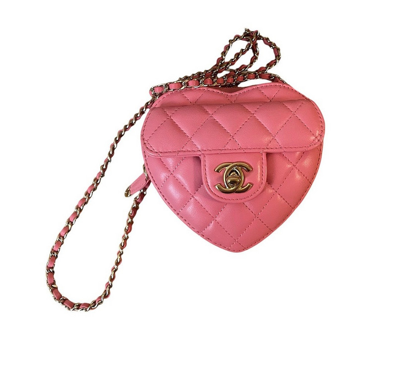 샤넬 하트백 스몰 단풍--1