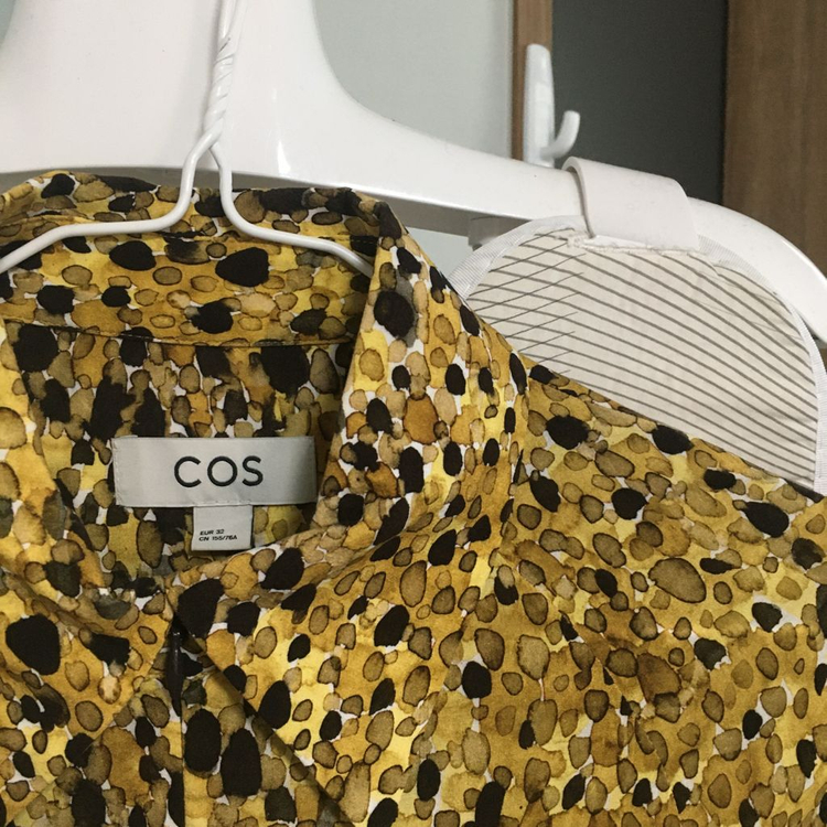 COS 코스 레오파드 셔츠 드레스 원피스 32--3