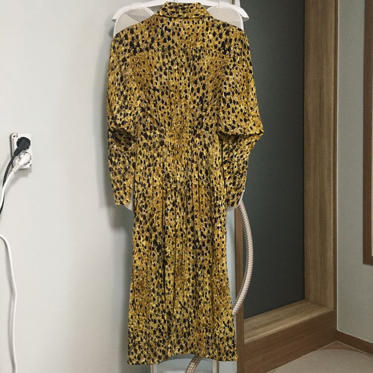 COS 코스 레오파드 셔츠 드레스 원피스 32--7