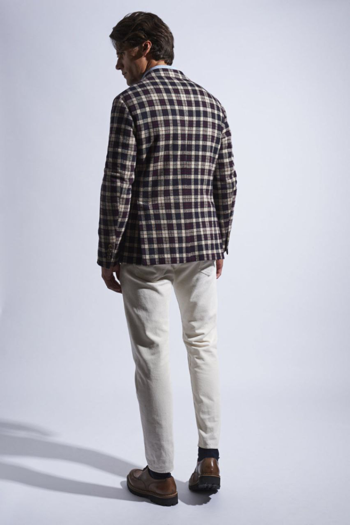 일레븐티 뉴트럴 글렌체크 블레이저 자켓 B75GIAB0--2