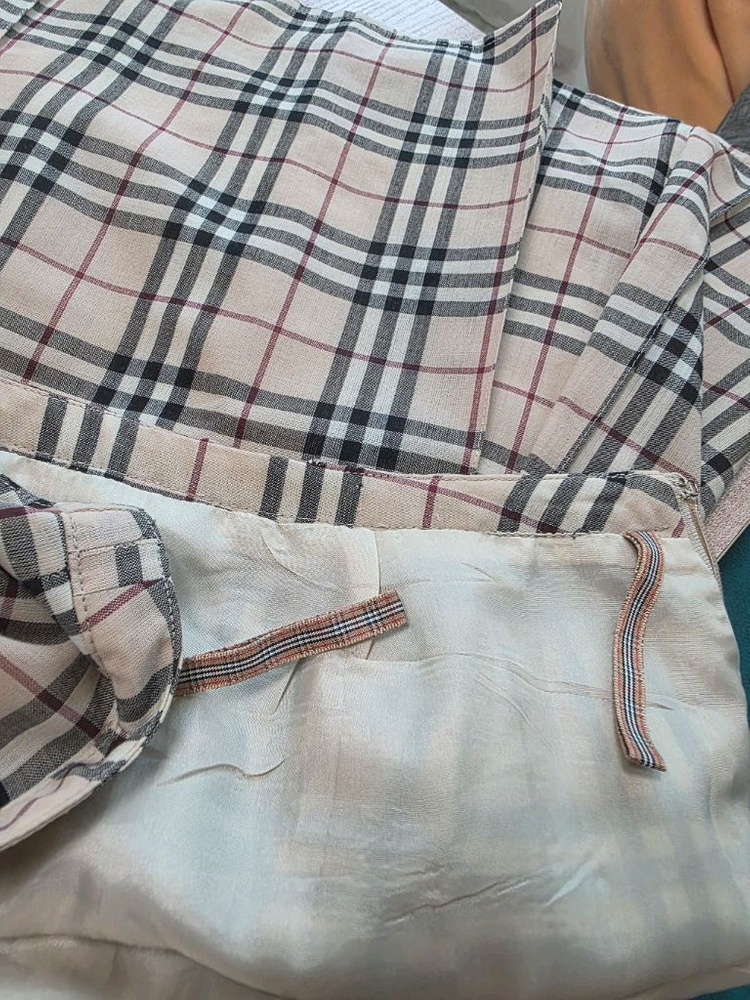 버버리 정품 스커트--6