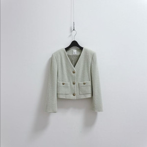 블로썸 민트 트위드 자켓