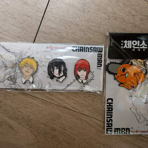 체인소맨 키링 뱃지 롯데시네마 한정 판매 새상품