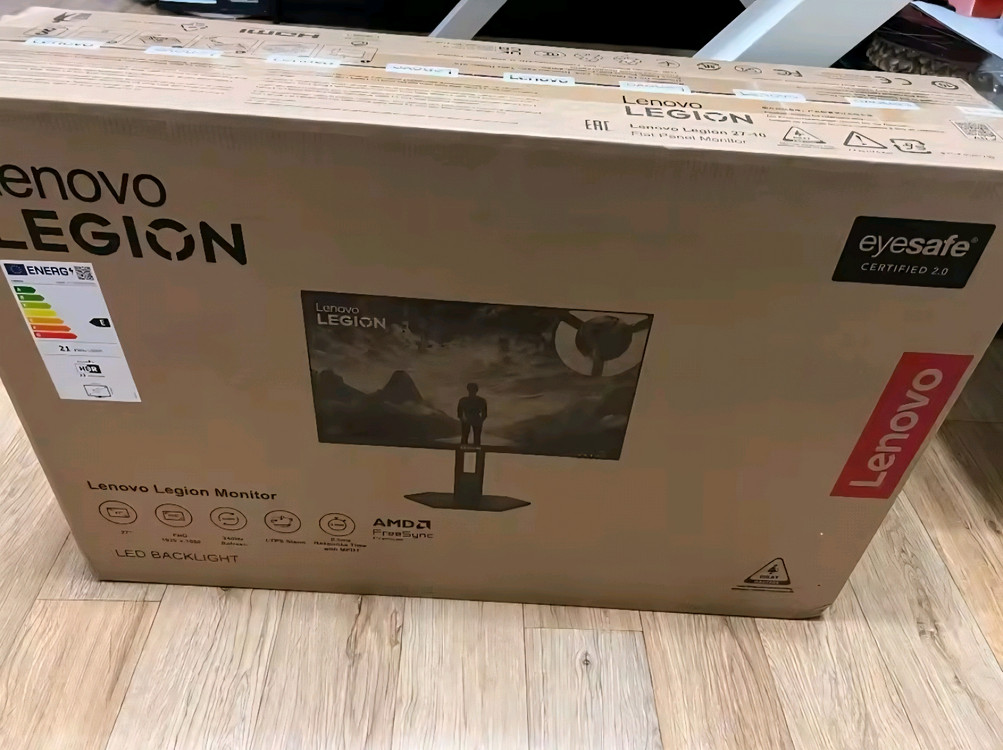 (미개봉) 레노버 27인치 QHD 240Hz IPS 게이밍모니터--1