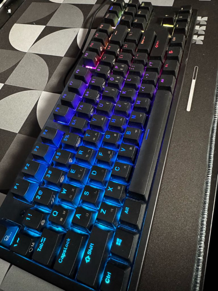 콕스 엔데버 무접점키보드 풀윤활 50g--0