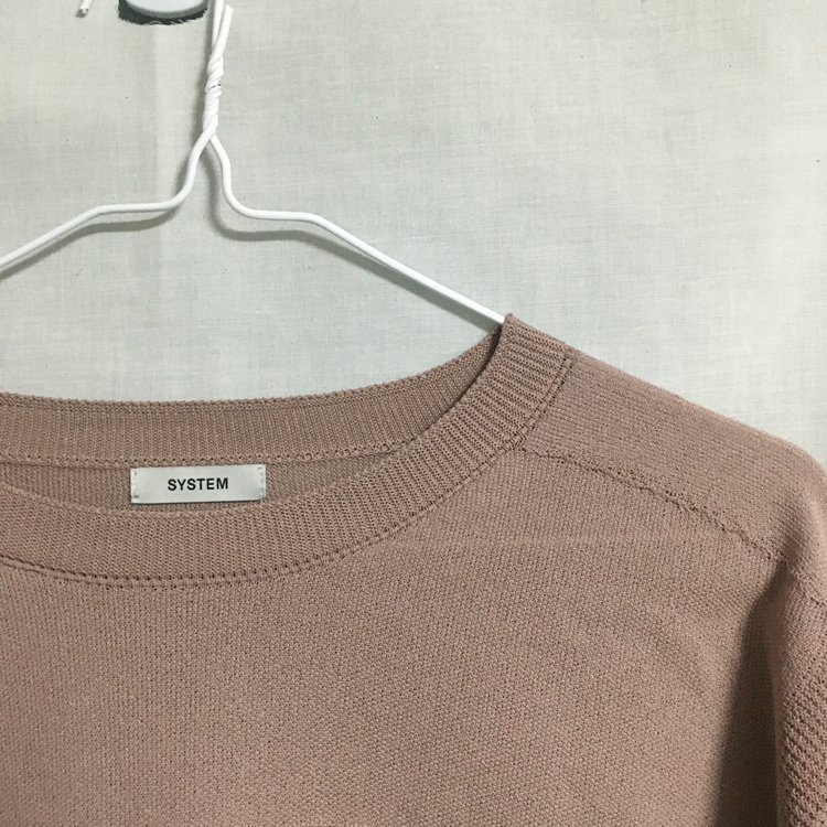 한섬 SYSTEM 시스템 22 홀가먼트 니트 (90)--1