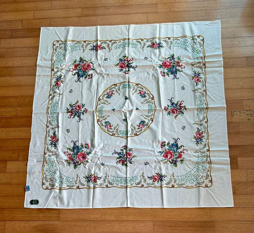 70s 서독산 로젠탈/ 풀라벨 미사용 테이블보/프리미엄 라인 이미지