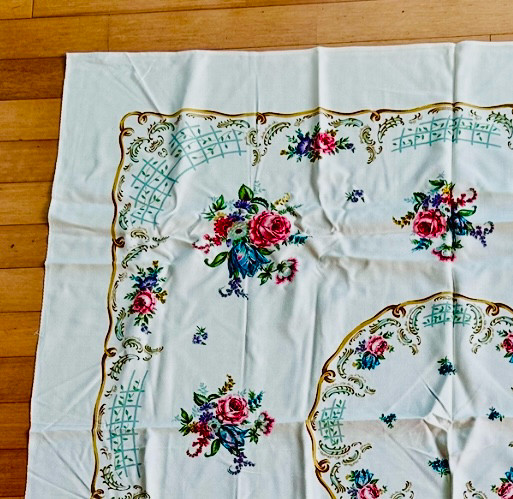 70s 서독산 로젠탈/ 풀라벨 미사용 테이블보/프리미엄 라인 이미지