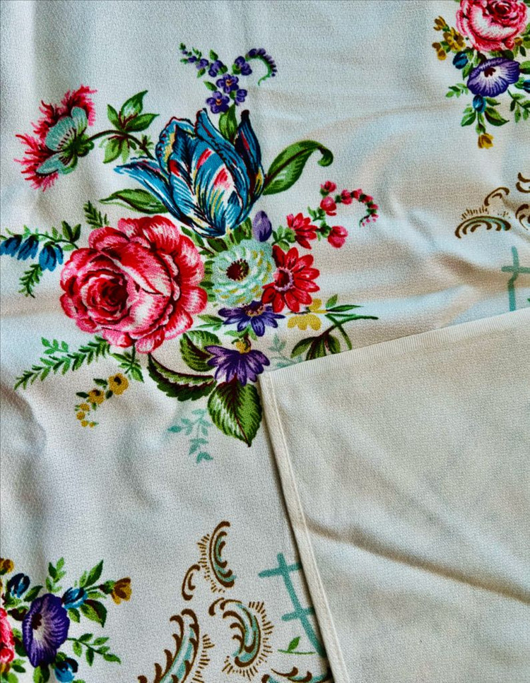 70s 서독산 로젠탈/ 풀라벨 미사용 테이블보/프리미엄 라인 이미지