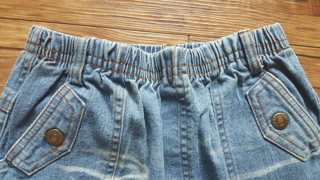 아동 130 140정도 청바지 블루진 허리밴드--2