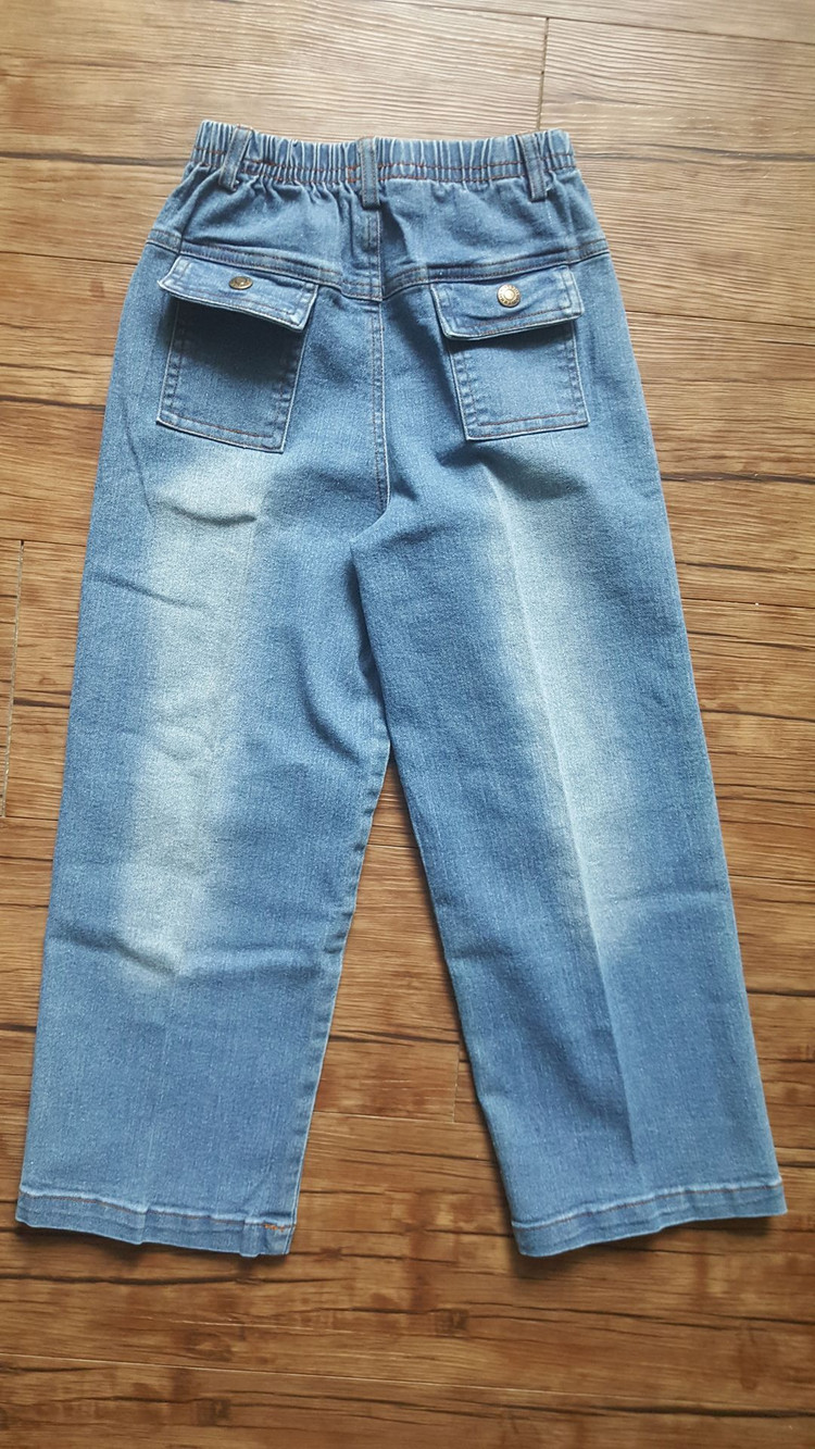 아동 130 140정도 청바지 블루진 허리밴드--1