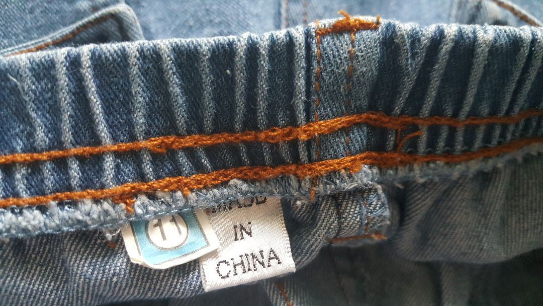 아동 130 140정도 청바지 블루진 허리밴드--3