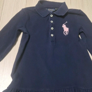 폴로 정품 여아 원피스 네이비 2/2T 긴팔 원피스
