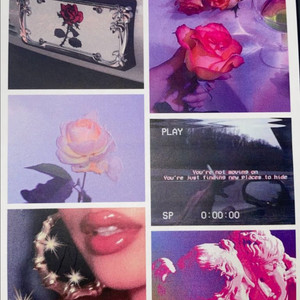 감성 6분할 무칼선 스티커 이미지