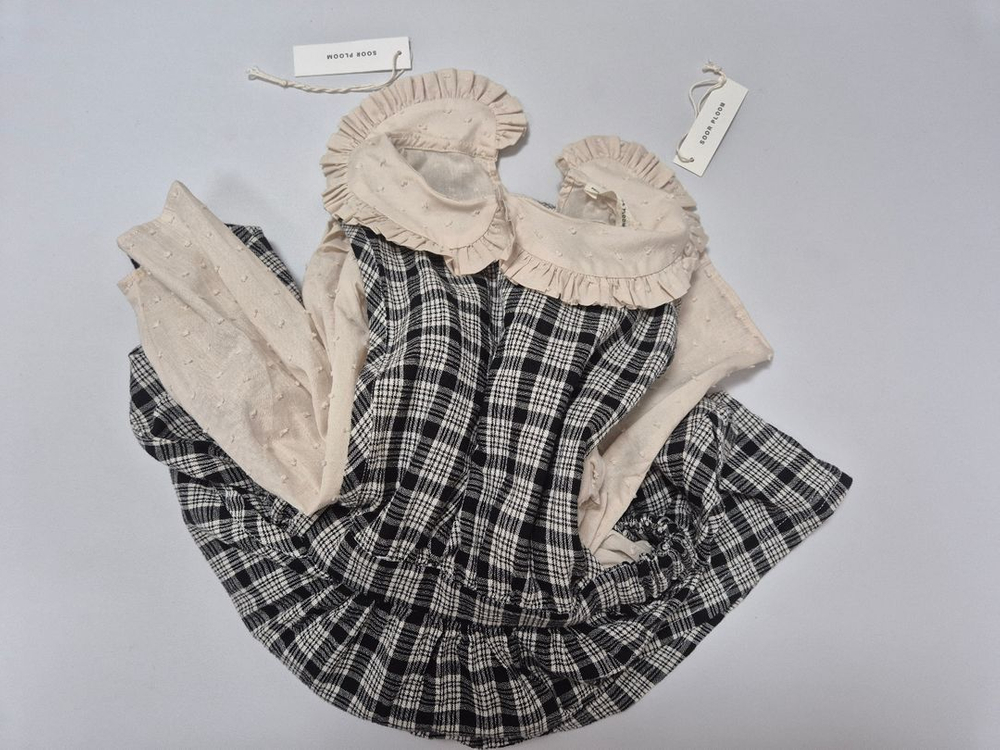 수어플룸 티피 도트 블라 6y 일괄--9