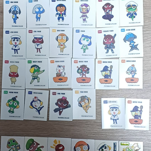 케로로 띠부띠부씰 일괄판매 이미지