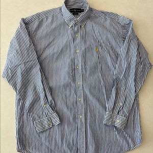 폴로 스트라이프 셔츠 클래식핏 L(105~110)