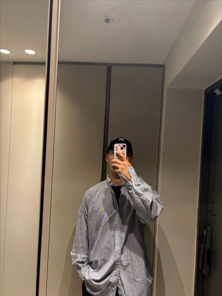 폴로 스트라이프 셔츠 클래식핏 L(105~110)--2