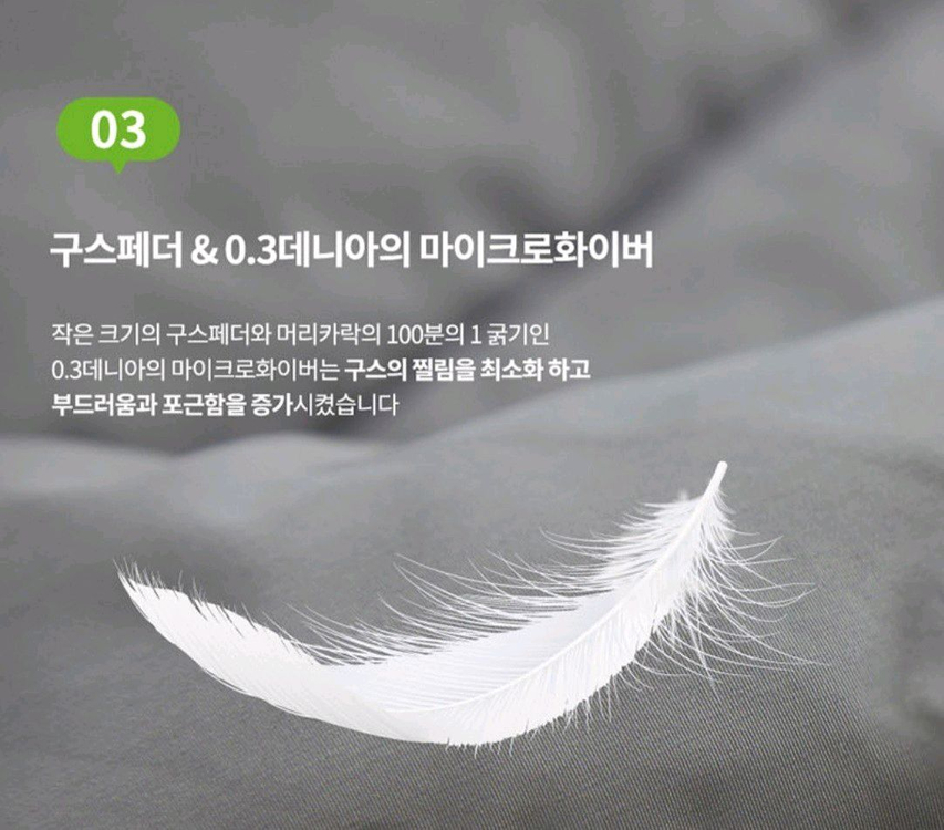[김수자] Kingform 퓨어라벨 프리미엄 구스이불구스 이불로 호텔 침구로 납품하는 제품 미개봉--4