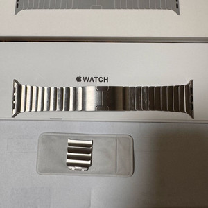 애플 정품 애플워치 스트랩 링크브레이슬릿 실버 42mm/45mm