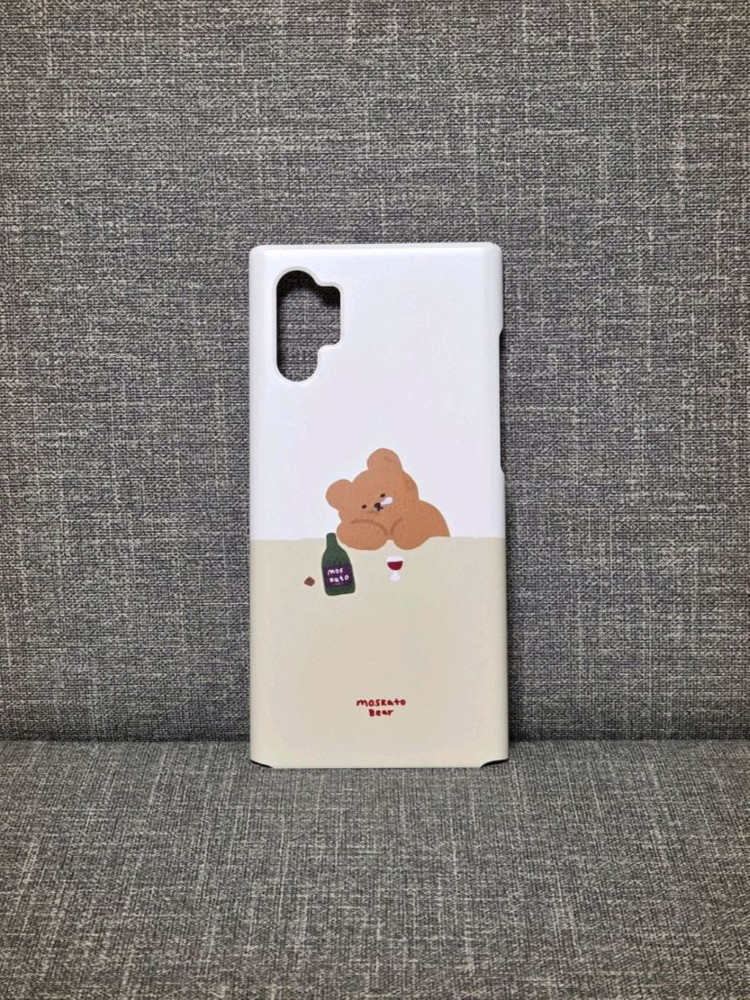 모스카토 베어 갤럭시노트10플러스 케이스 하드 이미지