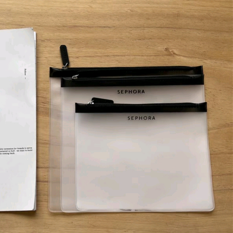 세포라 PVC 파우치 3종 새상품--1
