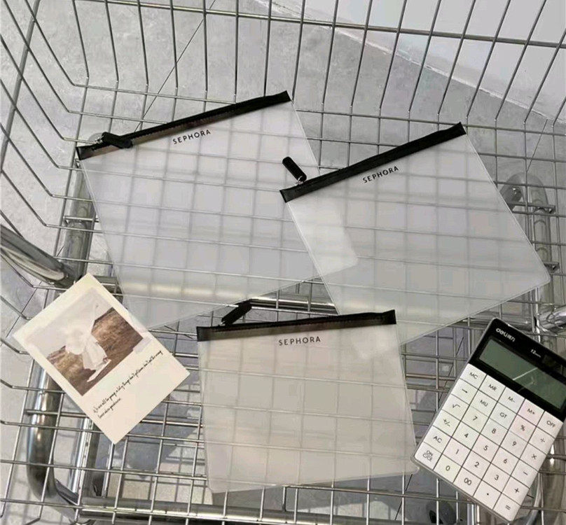 세포라 PVC 파우치 3종 새상품--2