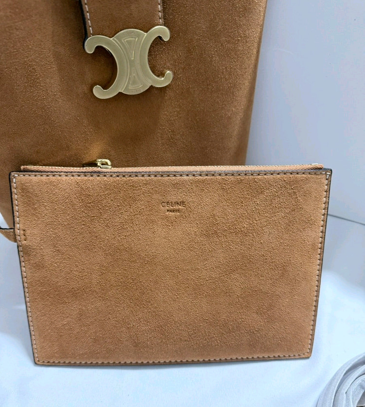 풀박스 새상품>버킷백 스웨이드--3