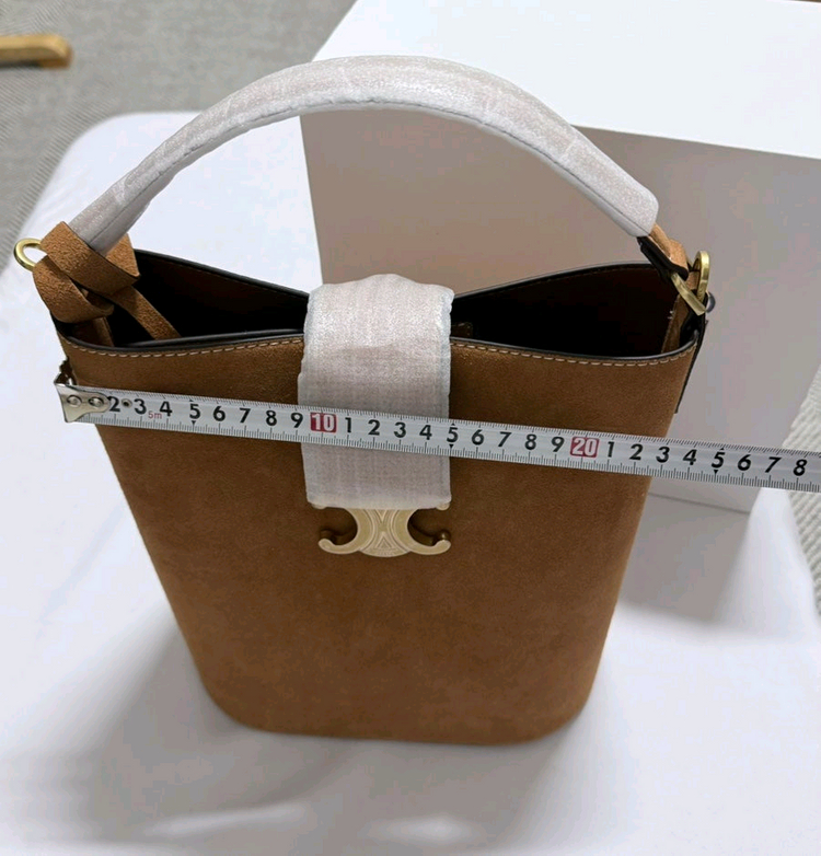 풀박스 새상품>버킷백 스웨이드--7