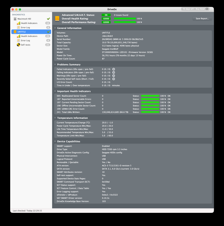 시게이트 아이언울프 IronWolf 나스전용 10TB 하드디스크 판매합니다.--4