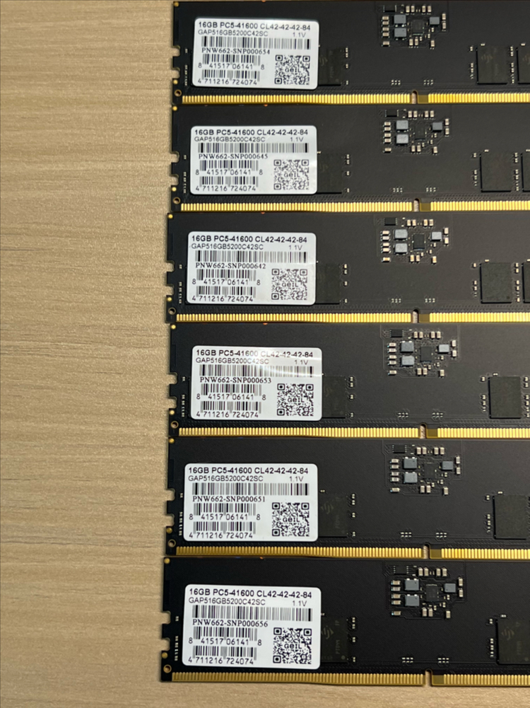 GEIL DDR5 5200 16GB 4개 32GB세트 램 메모리--1