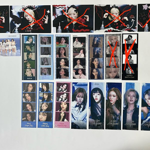 엔믹스 네컷사진, 엽서, 사진 이미지