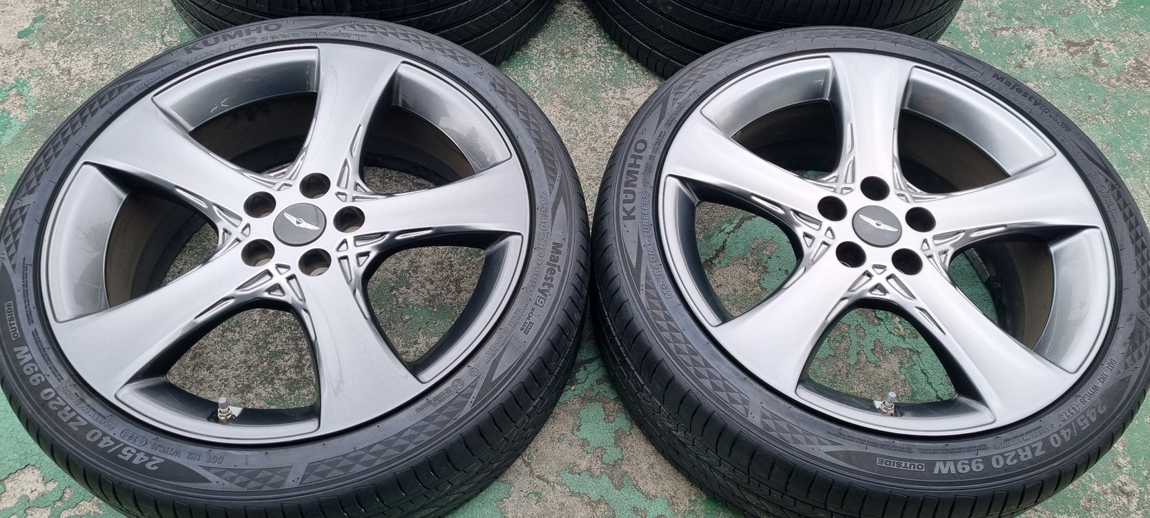 제네시스 올뉴G80 20인치 휠타이어 대구 경북 경산휠--3