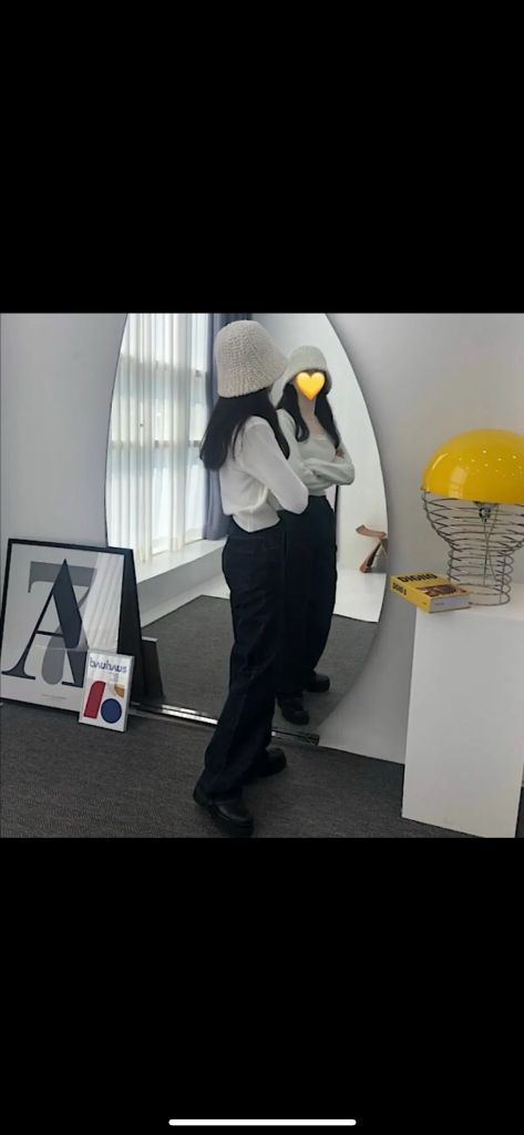 양털 앙고라 뽀글이 벙거지 아이보리--2