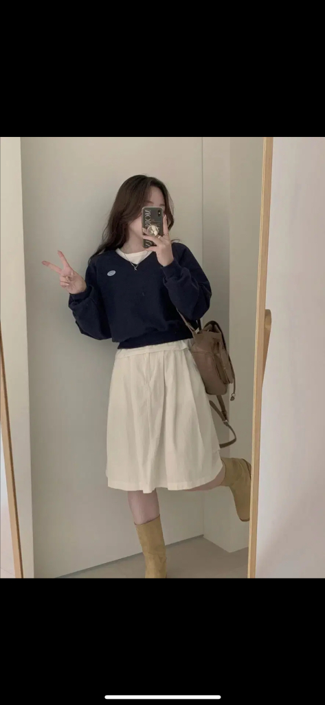 [F] 하비언니 베이직 라운드 반팔 화이트--4