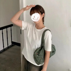 [M] 바온 코튼 라운드 반팔티 아이보리