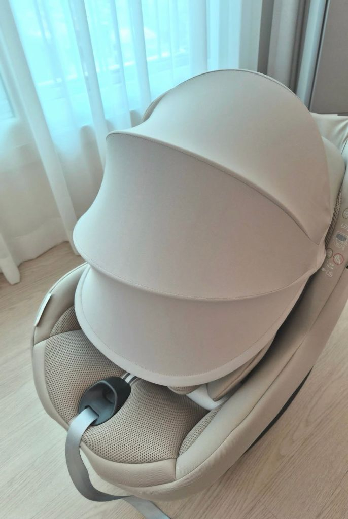 새제품 cybex 싸이벡스 제로나 Gi i-SIZE 카시트 아몬드베이지 (0~4세)--1