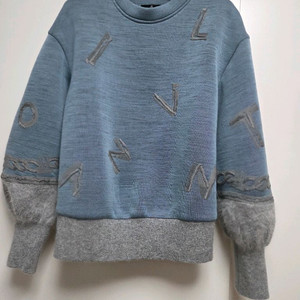 한섬(랑방)앙고라 소매 티셔츠