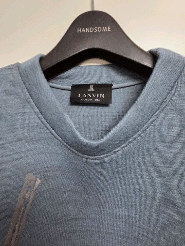 한섬(랑방)앙고라 소매 티셔츠--2